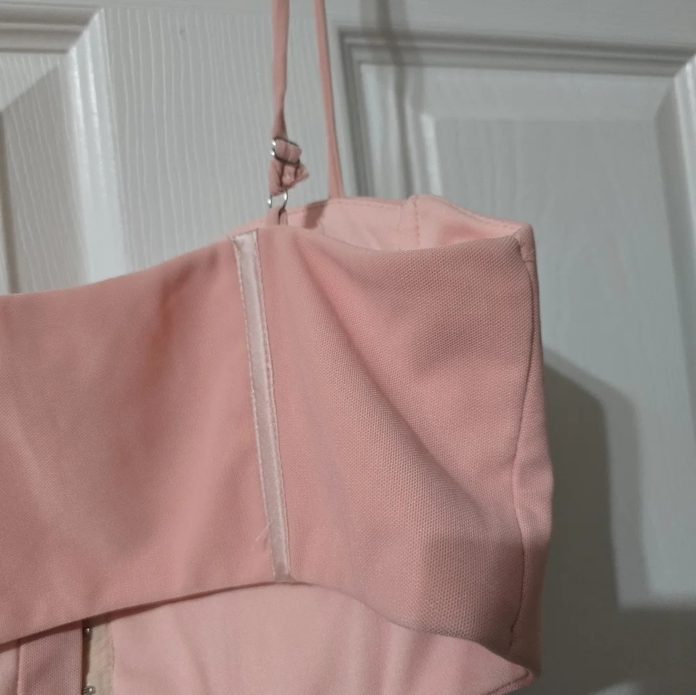 Thatssofetch Fallon Bustier Crop In Blush Pink, M… - image 8